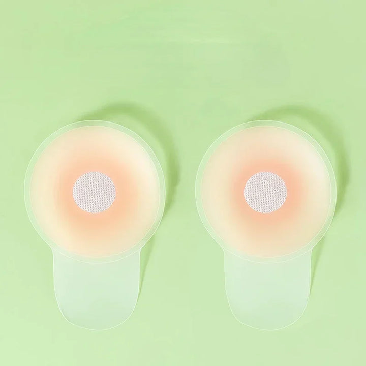 1 Pair Silicone Up Bra Sticker Waterproof Nipple Cover Lift Adhesive Invisible Bra Breast Pasty Women Chest Petals Reusable Bras