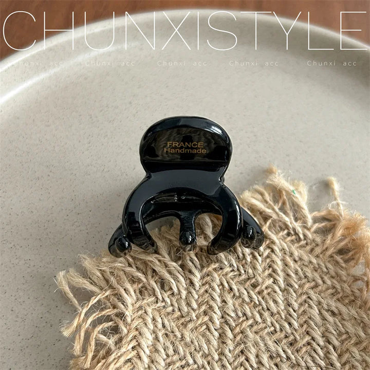 Elegant Acetate Hair Claw Medium Size Sweet Hair Clip Shark Clip Women Hair Accessories Headwear
