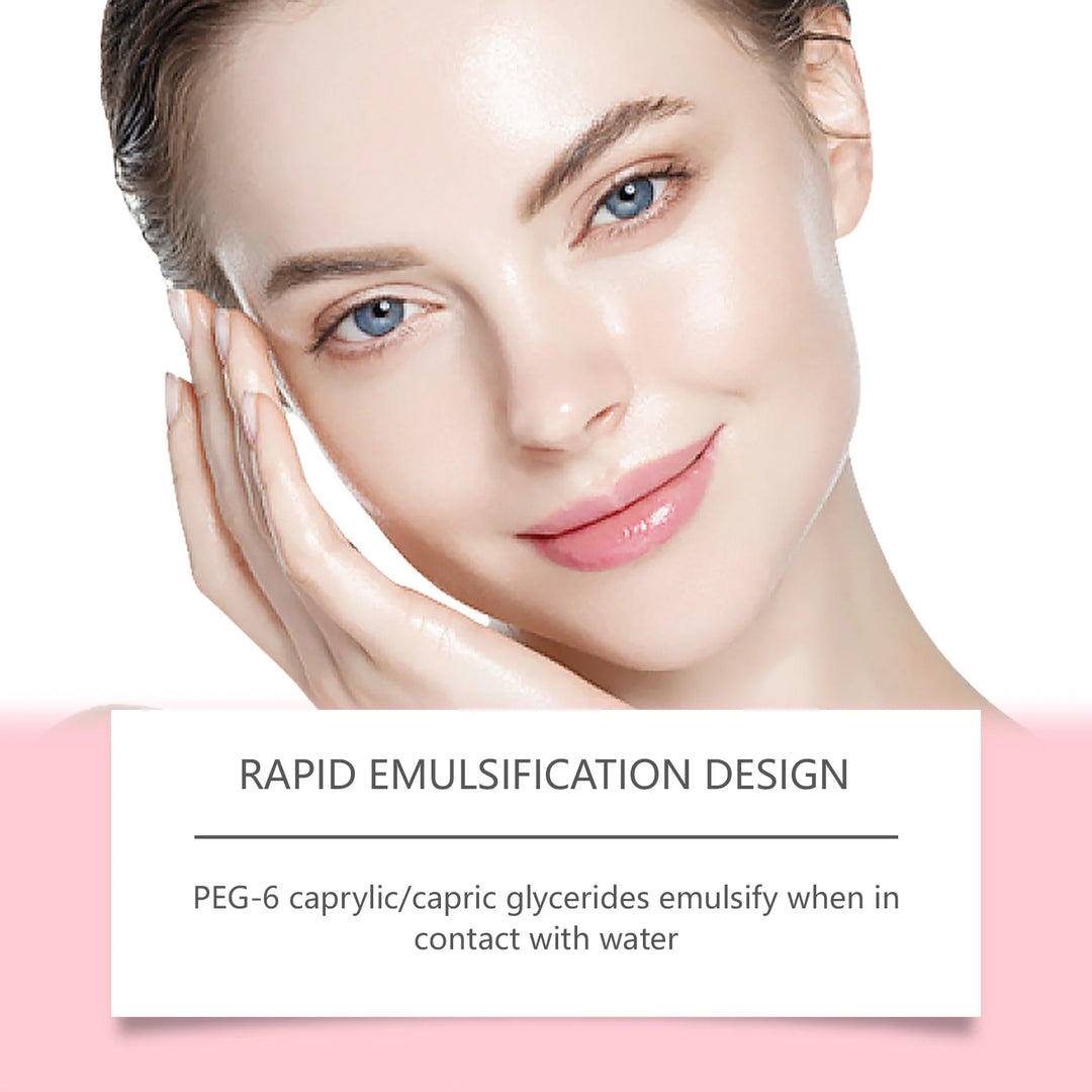 Gentle Collagen Makeup Remover for Sensitive Skin Waterproof Pore Cleansing Non Comedogenic 100ml Travel Size Facial Cleanser