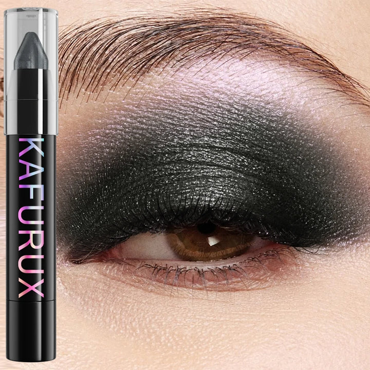 25 Colors Glitter Eyeshadow Eyeliner Pencil Waterproof Pearlescent Matte Nude Eye Shadow Korean Makeup Gift Highlighter Pen Tool
