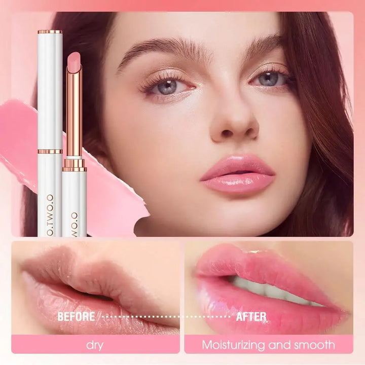 Long Lasting Color Changing Lipstick Moisturizing Lip Balm Natural Nourishing Beeswax Lip Gloss Lip Care Cosmetics