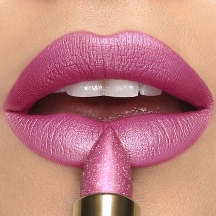 16 Colors 1PC Metallic Glitter Shiny Lipstick Lip Tint,Waterproof Lip Senior Matte Lip Makeup Gifts for Women Cosmetic Lip Glaze