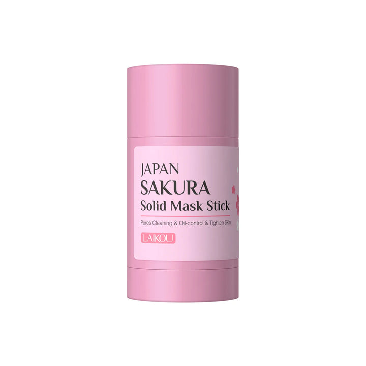 LAIKOU Sakura Solid Facial Masks Stick Clay Face Mask Moisturizing Whitenting Oil Control Removal Blackhead Face Mask