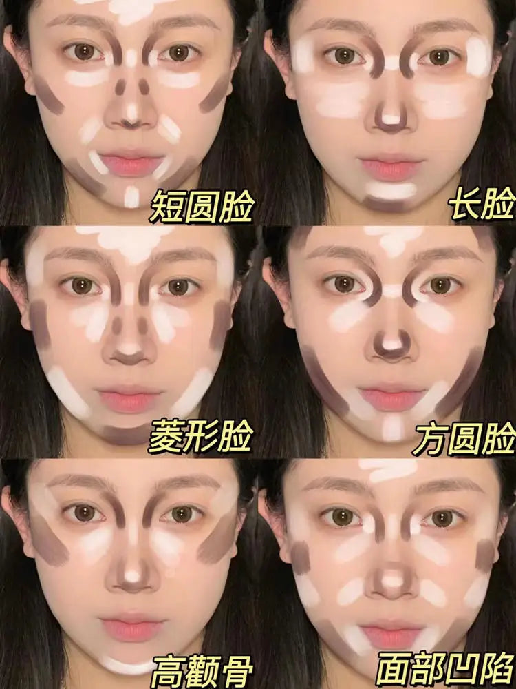 Little Ondine Liquid Contouring Concealer High Gloss Stick Refinish Brightening Matte Shadow 3D Nose Tear Groove Lying Silkworm