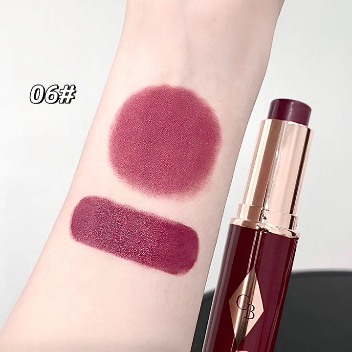 Jelly Blush Stick Multi-use Lip & Cheek Tint Soft Glow Hydrating Glowing Natural Low Saturation Pink Purple Blush Korean Makeup