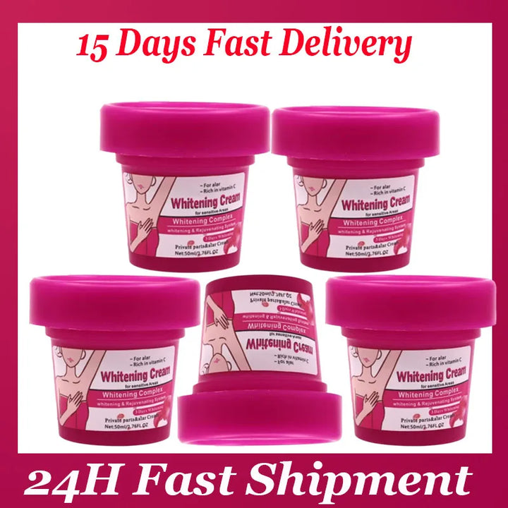 Body Whitening Bleach Cream Brighten Underarm Elbow Knees Joint Removal Intimate Parts Dark Spots Melanin Snow Bleach Cream