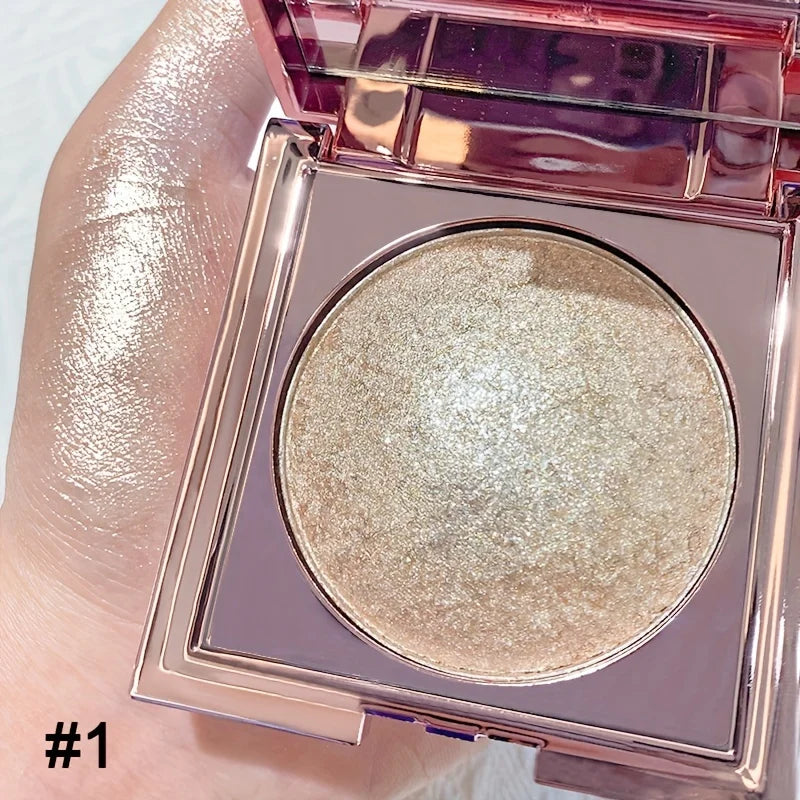 Compact - Waterproof, Full Coverage for All Skin Tones, Long-Lasting Shimmer & Dazzling Glitter Finish Christmas Makeup