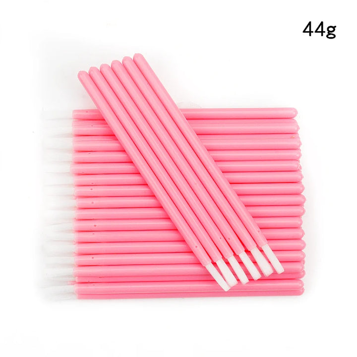 50pcs Disposable Nylon Lip Glossy Brush Lipstick Gloss Wands Applicator Eyeshadow Eyebrow Makeup Brushes Cosmetic Beauty Tools
