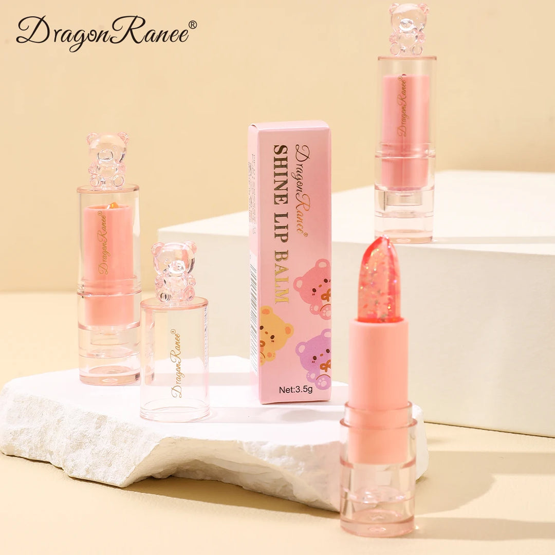 Lipstick That Is Moisturizing, Non-Sticky, Long-Lasting, Hydrating, and Color-Changing with a Fine Shimmer, Waterproof, and Non-Transferable
