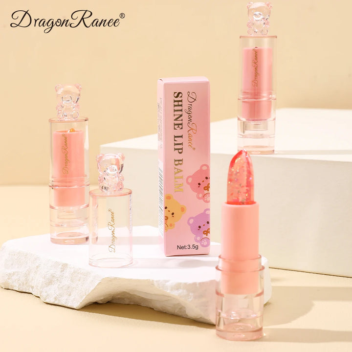 Lipstick That Is Moisturizing, Non-Sticky, Long-Lasting, Hydrating, and Color-Changing with a Fine Shimmer, Waterproof, and Non-Transferable