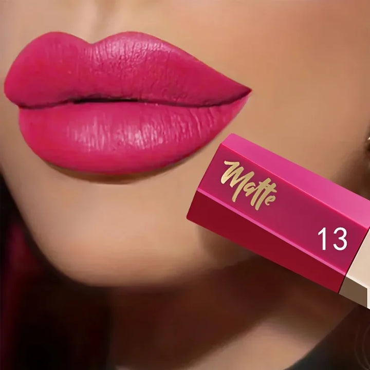 Velvet Matte Liquid Lipstick, Lightweight Thin-as-Fog Texture, Long Lasting Waterproof Lip Makeup Gift for Women