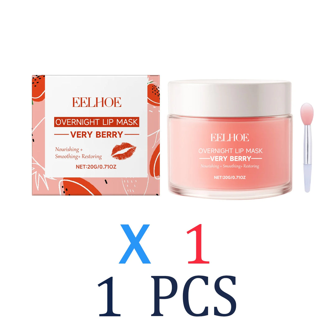 Lip Mask Berry Overnight Lip Sleeping Mask Stuffer Luxurious Lip Care for Dryness & Flaky Skin Moisturizing Without Greasiness