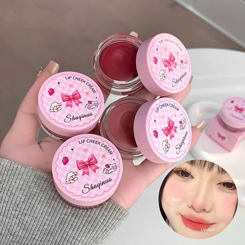 Matte Lip Mud Pot Velvet Mist Lip Glaze Waterproof Low Saturation Lip Tint Milk Orange Pink Lipstick Korean Dupe Makeup Girls