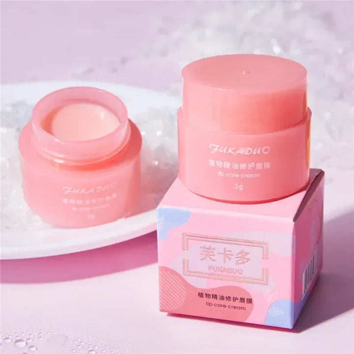 3g South Korea Lip Sleep Mask Night Sleep Maintenance Moisturizing Lips Gloss Bleach Cream Nourishing Lips Care Cherry Lip Balm