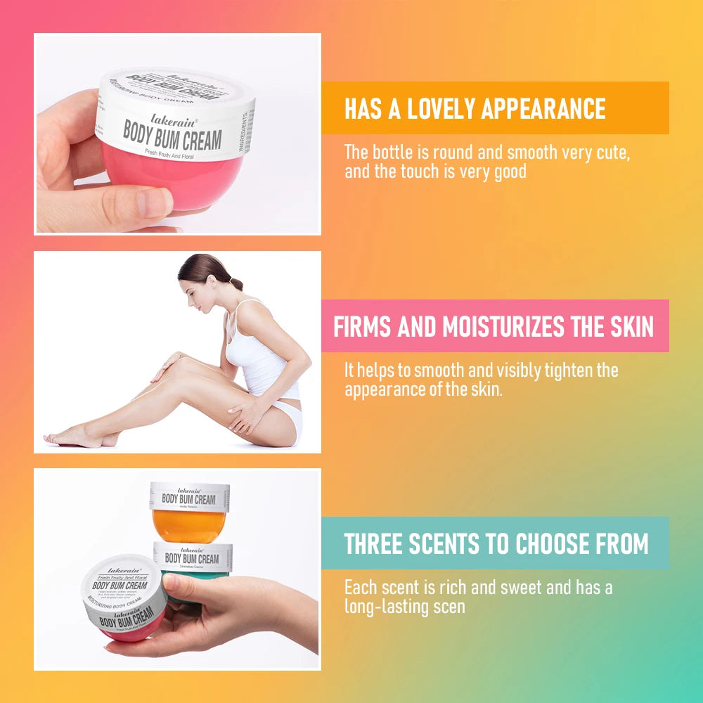 80ml Brazilian Body Care Lotion Buttock Cream Nourishes Skin Care Long Lasting Moisturizing Beauty Firm Skin Brightens Cream Hot