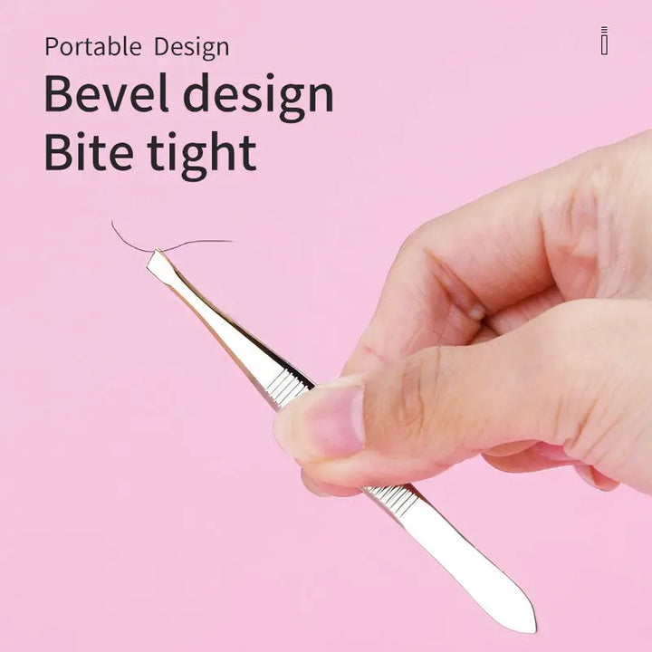 1pc High Quality Make Up Tools Pince Epiler Eyebrow Tweezer Stainless Steel Slant Tip Eyes Tweezer Clip For Face Hair Removal