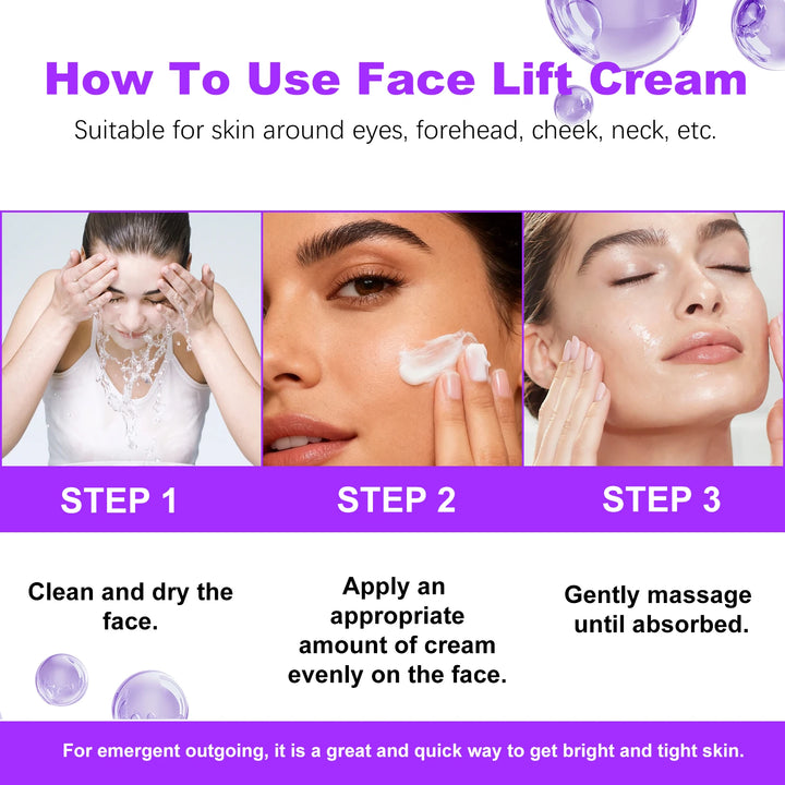 Retinol Tightening Cream for Face and Neck, Anti Sagging and Wrinkle Filling Day Night