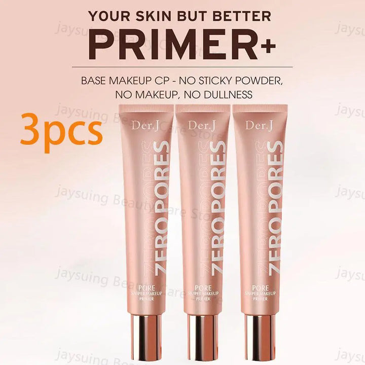 3pcs*20g Invisible Pores Oil Control Facial Pre Makeup Primer Base Smooth Skin Matte Isolation Concealer Cosmetics