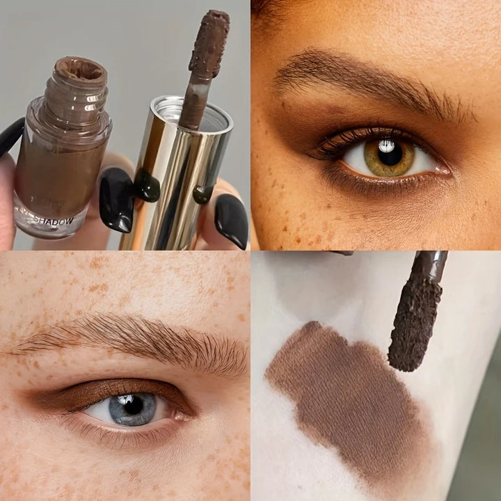 Liquid Eyeshadow Stick - Matte & Glitter for Contour & Eye Makeup,Blendable Creamy Texture,Long-Lasting Wear,Natural Eye Makeup