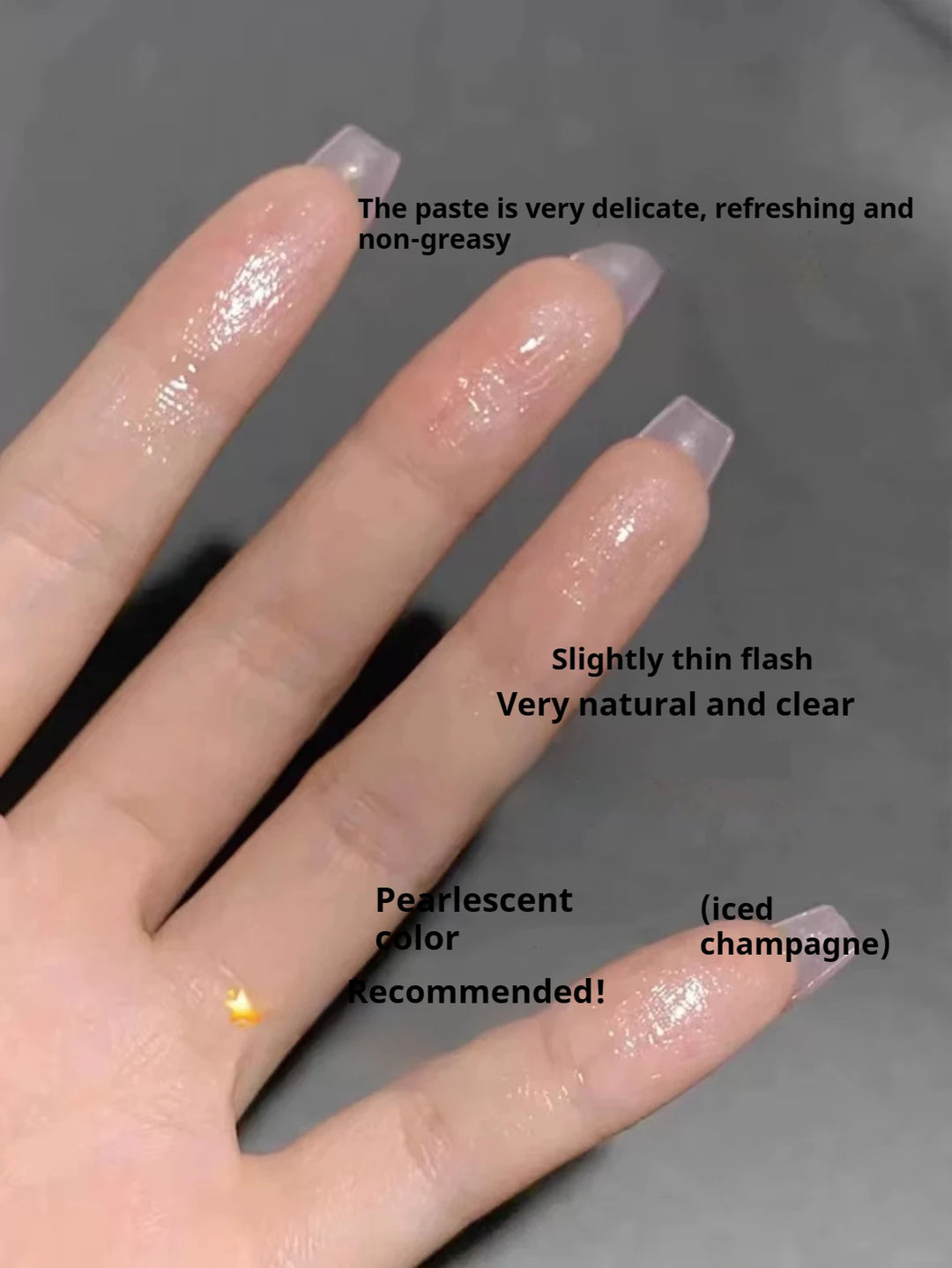 KAXIER High Gloss Stick Highlight Blush Water Light Shimmer Waterproof Sweatproof Face Contour Illuminator Brighten Rouge