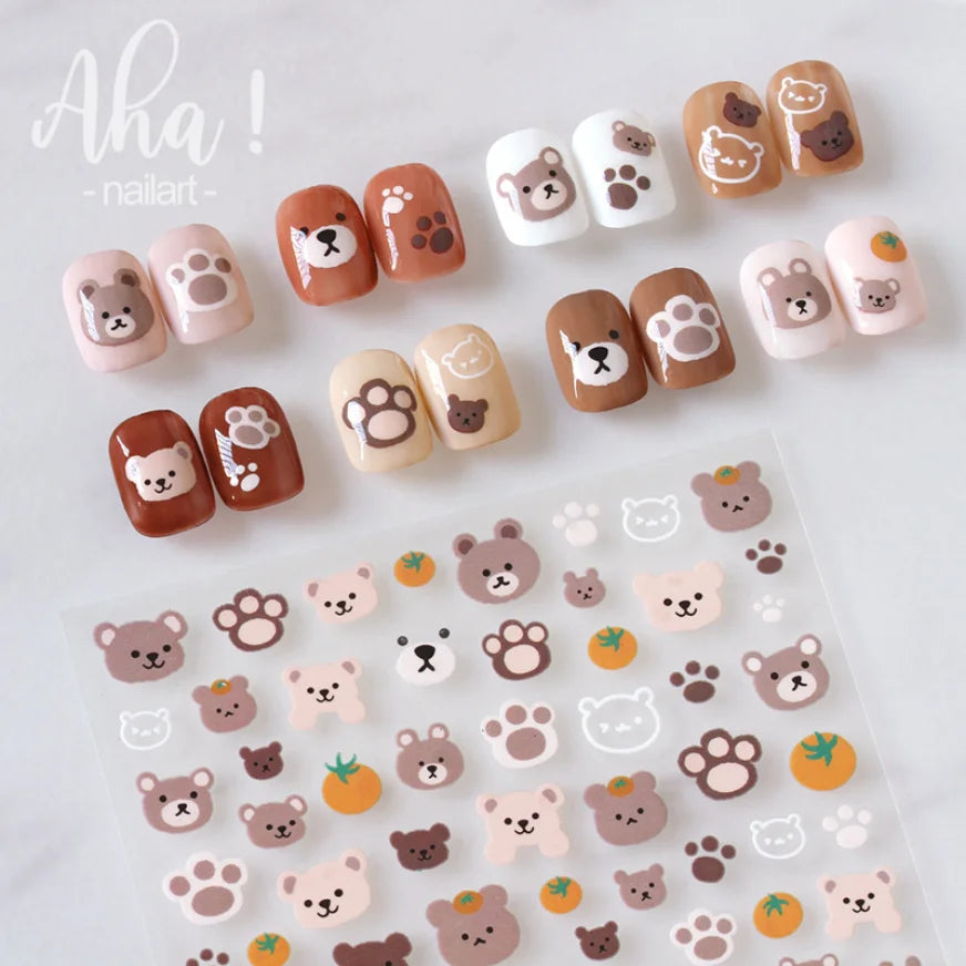 3D Nail Art Stickers  Translucence Moon/Star/Cloud Ultra-thin Nail Decals 3d Self-Adhesive White Cloud Moon Star Kawaii Sliders