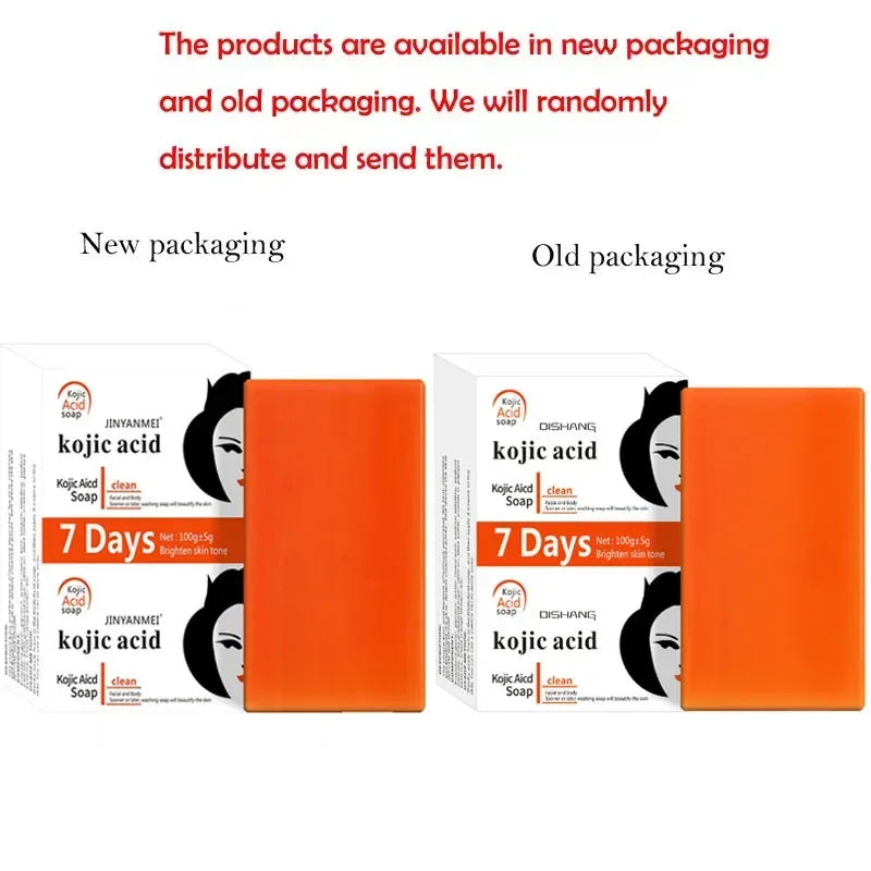 Handmade Whitening Soap Skin Care Deep Cleaning Moisturizing Cleansing Essential Temperate Soap Brighten Skin Kojic Acid Soap