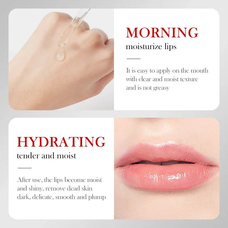Lip Booster Plumping Serum Oil Hyaluronic Acid Moisturising Sexy Plumping Enhancer Stimulant Free Brightening Lightening Lines