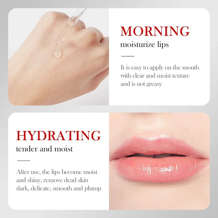 Lip Booster Plumping Serum Oil Hyaluronic Acid Moisturising Sexy Plumping Enhancer Stimulant Free Brightening Lightening Lines