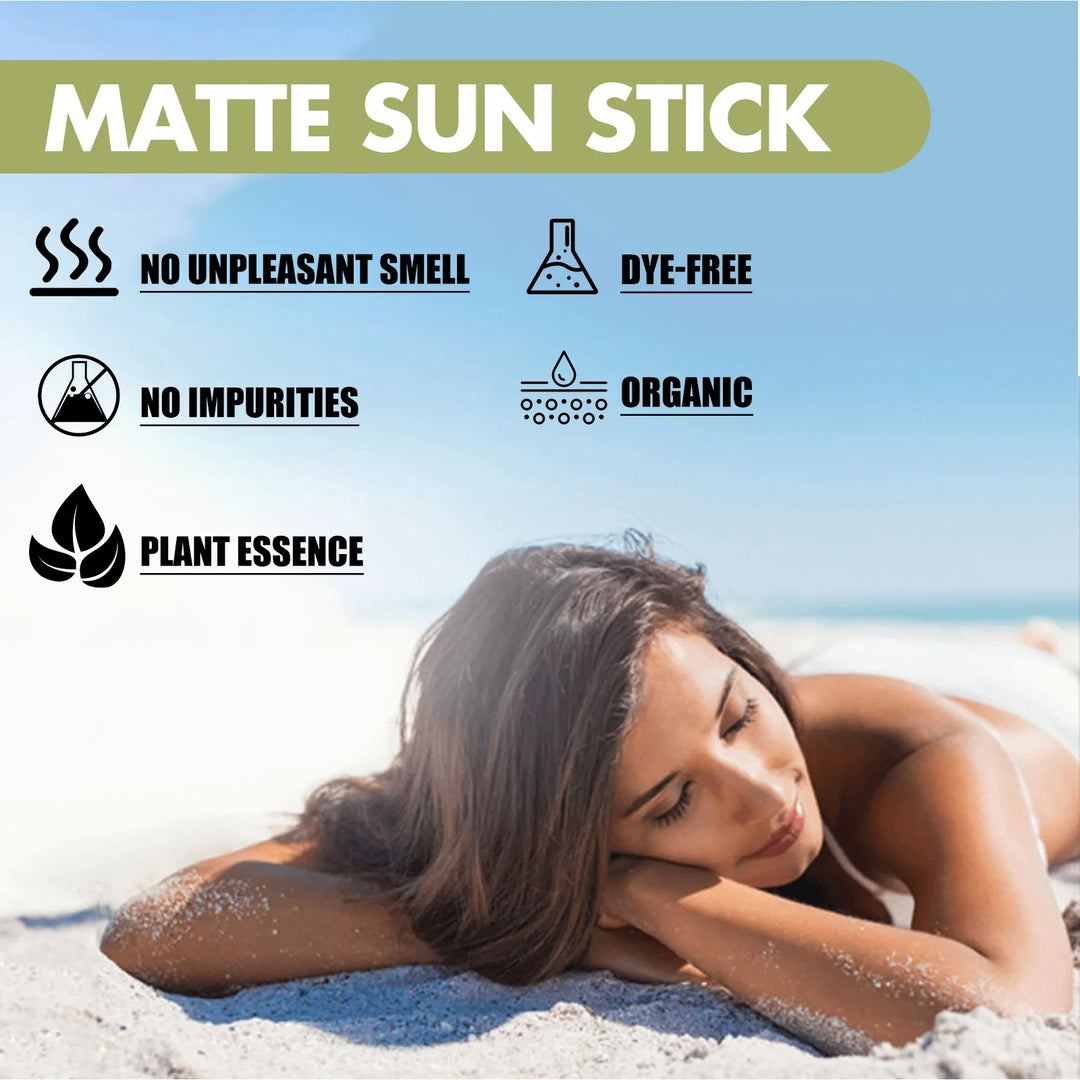Face Body Sunscreen Matte Sun Stick Spf 50+ Uv Protective Refreshing Hydrating Waterproof Solar Blocker Isolation Sunblock Cream