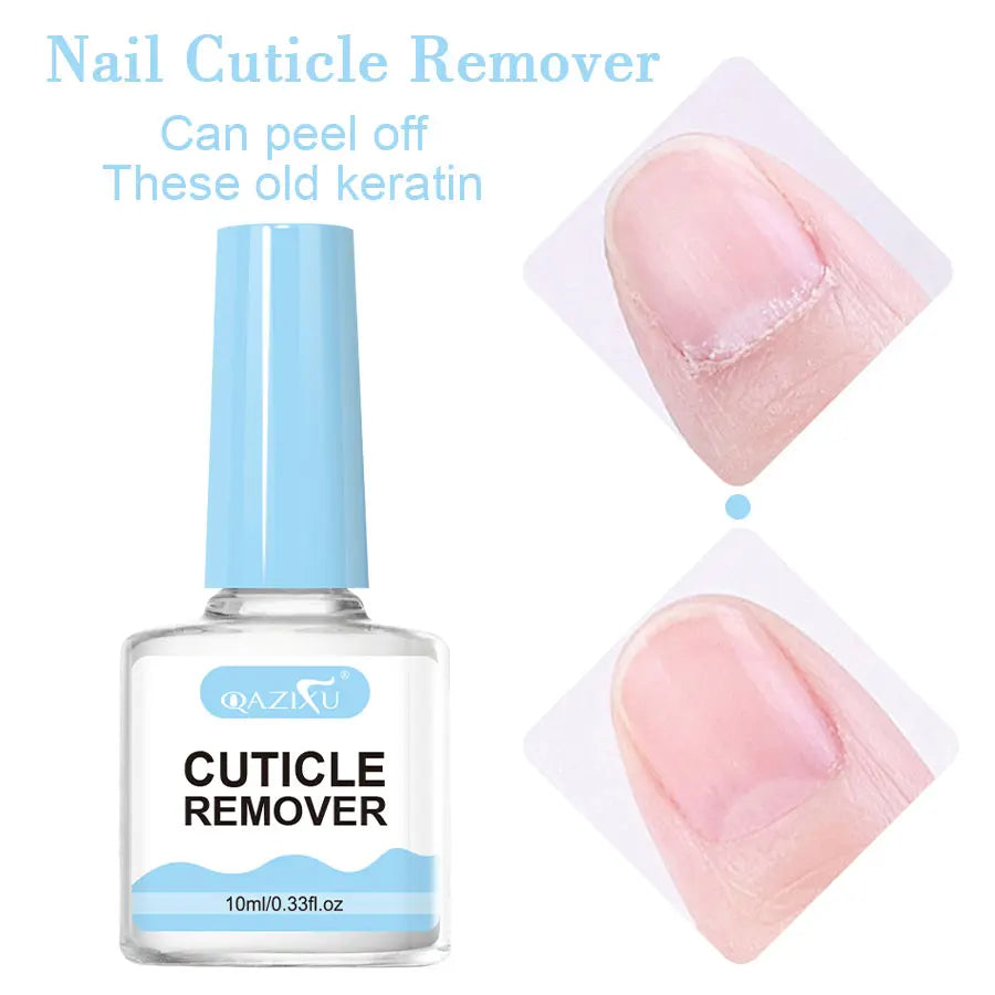 QAZIXU 10ml Nail Care Cuticle Remover Nail Polish for Dead Skin Gel Manicure Treatment Tool For Nail Art DIY Cleaner Tool