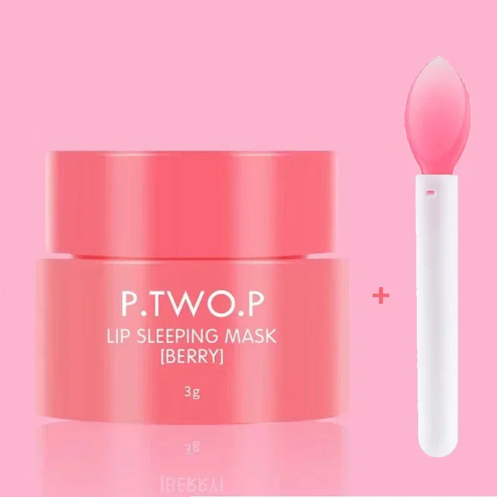 Korea lips care lip sleep mask night sleep hydrated maintenance lip balm pink lips whitening cream nourish protect cherry 3g