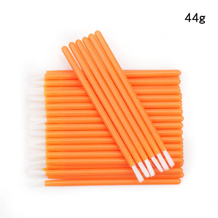 50pcs Disposable Nylon Lip Glossy Brush Lipstick Gloss Wands Applicator Eyeshadow Eyebrow Makeup Brushes Cosmetic Beauty Tools