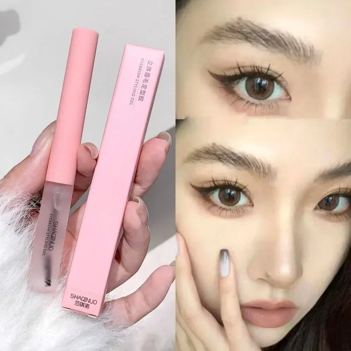 Waterproof Transparent Gel Eyebrow Styling Cream Lasting Fixing Brow Enhancers Makeup Clear Liquid Eyebrow Sealed Layer Cosmetic