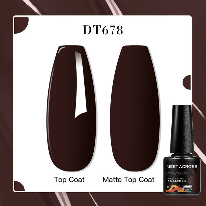MEET ACROSS 7ml Porcelain White Cat Eye Gel Polish Holographic Glitter Magnetic Galactic Effect Gel Nail Polish Soak Off UV Gel