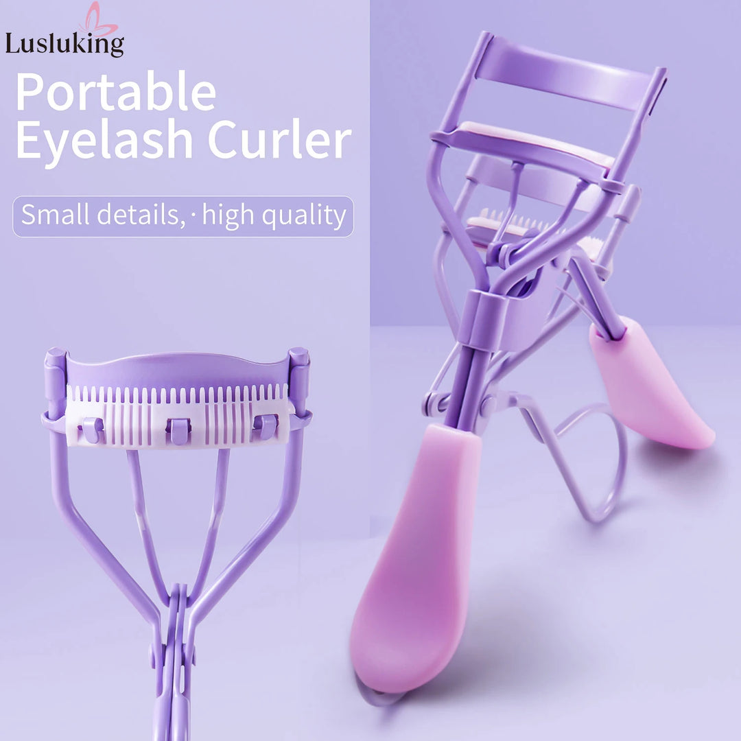 1pc Eyelash Curler With Soft Silicone Pad Women Eyelashes Curling Clip Long Lasting Lift Lashes Makeup Accessories Cosmetic Tool