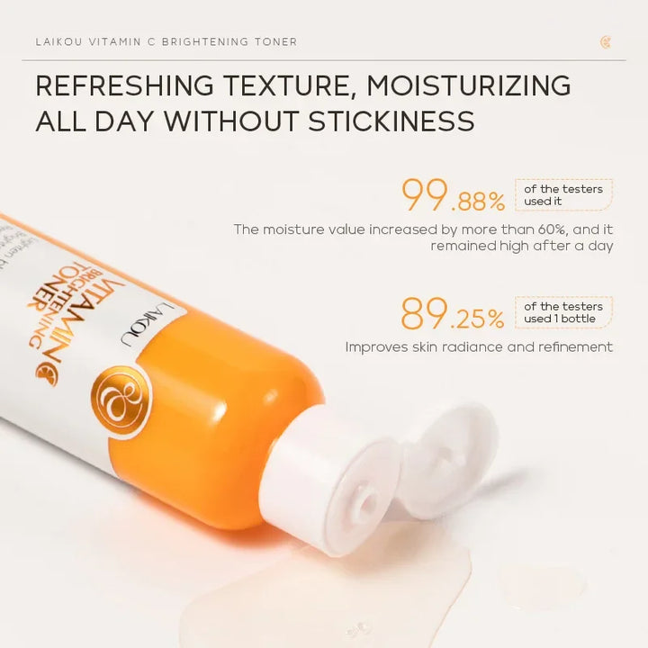 Vitamin C Toner 100ml Korean Brightening Skincare Hydrating Antioxidant Face Moisturizer For Glowing Skin Treatment