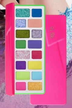 Qianyan Cheeryep 16 Color Eyeshadow Palette Glitter Chamelon Matte Pearlescent Flash Plate Cowherd Sequins