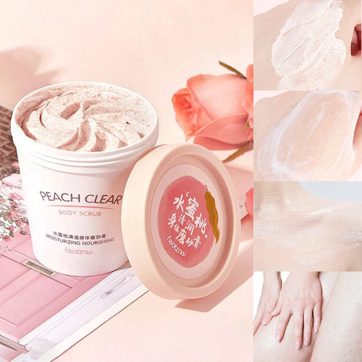 Fatini -Niacinamide Exfoliating Body Scrub Smooth Skin Natural Moisturizing Deep Cleansing,Brightening,Exfoliating Cream