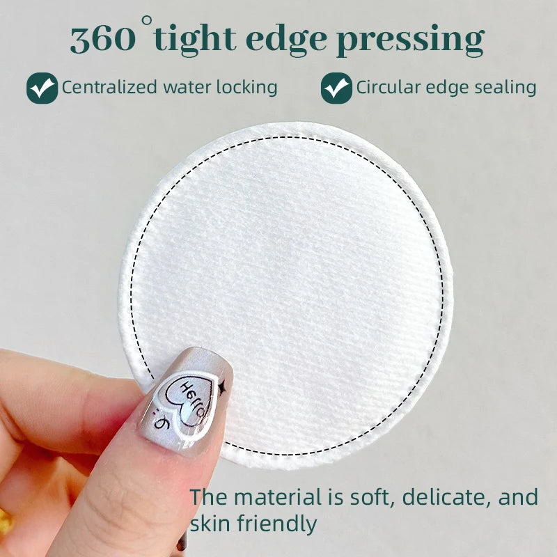 150PCS/300PCS professional round make-up, which can be used for daily cleaning, makeup removal and wet dressing.