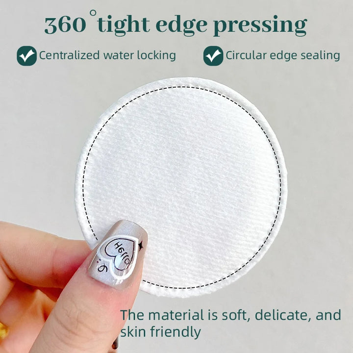 150PCS/300PCS professional round make-up, which can be used for daily cleaning, makeup removal and wet dressing.