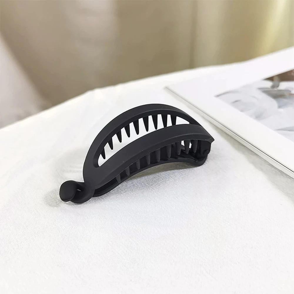 1/4pcs Matte Banana Hair Clips Simple Elegant All-Match Design Versatile Hair Accessories for Daily Casual Special Gatherings