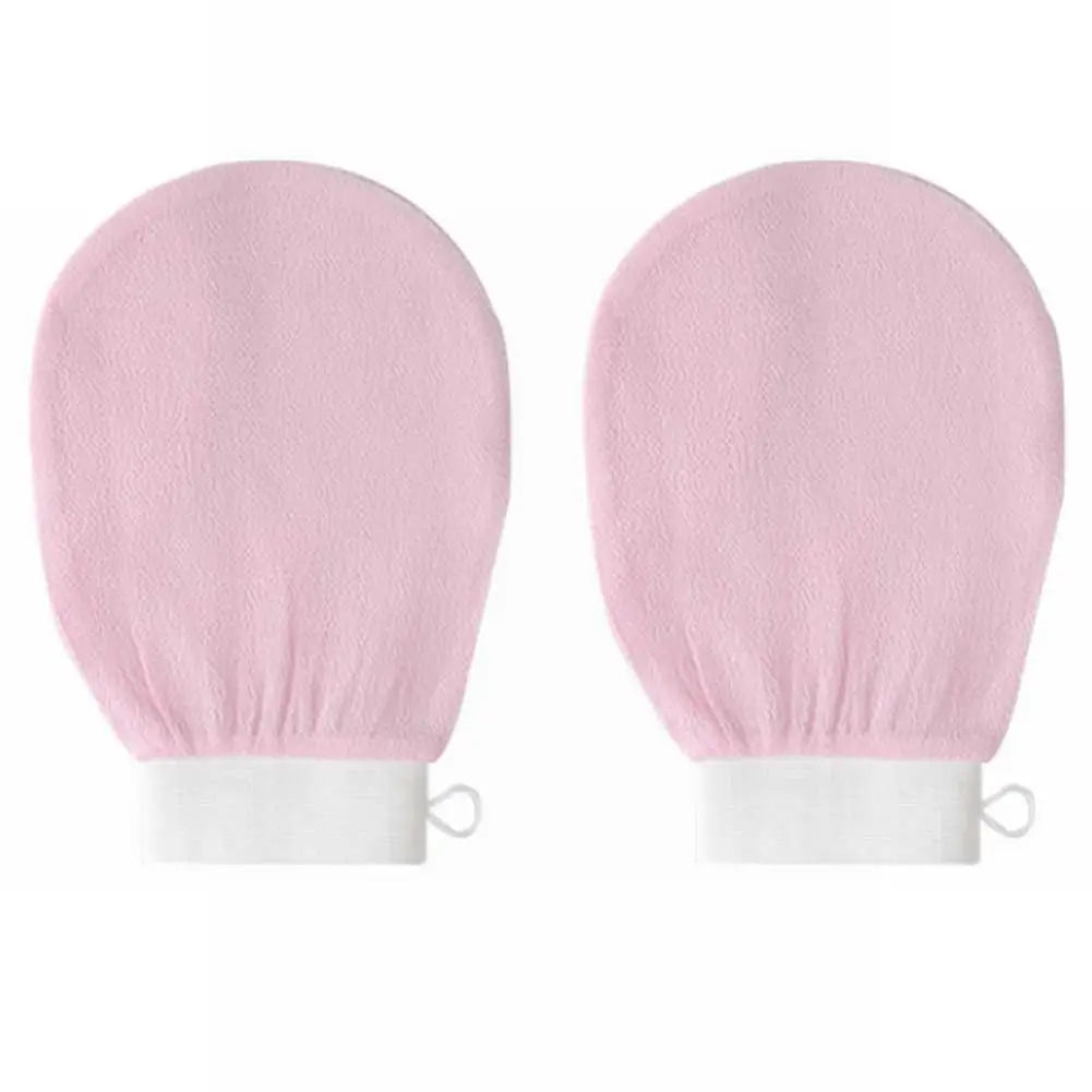 1/2 Pcs Scrub Exfoliating Gloves Back Scrub Dead Skin Facial Massage Gloves Body Cleaning Scrub Mitt Rub Dead Skin Gloves