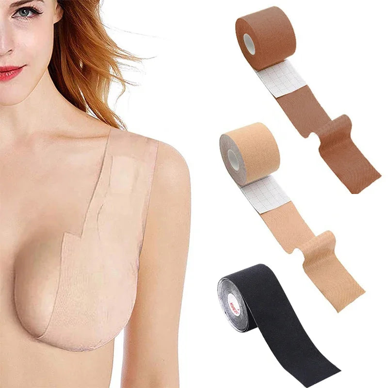 Boob Tape Breast Nipple Covers Push Up Bra Invisible Lift Tape Adhesive Bras Intimates Pasties Sexy Accessories Bust Tape Women