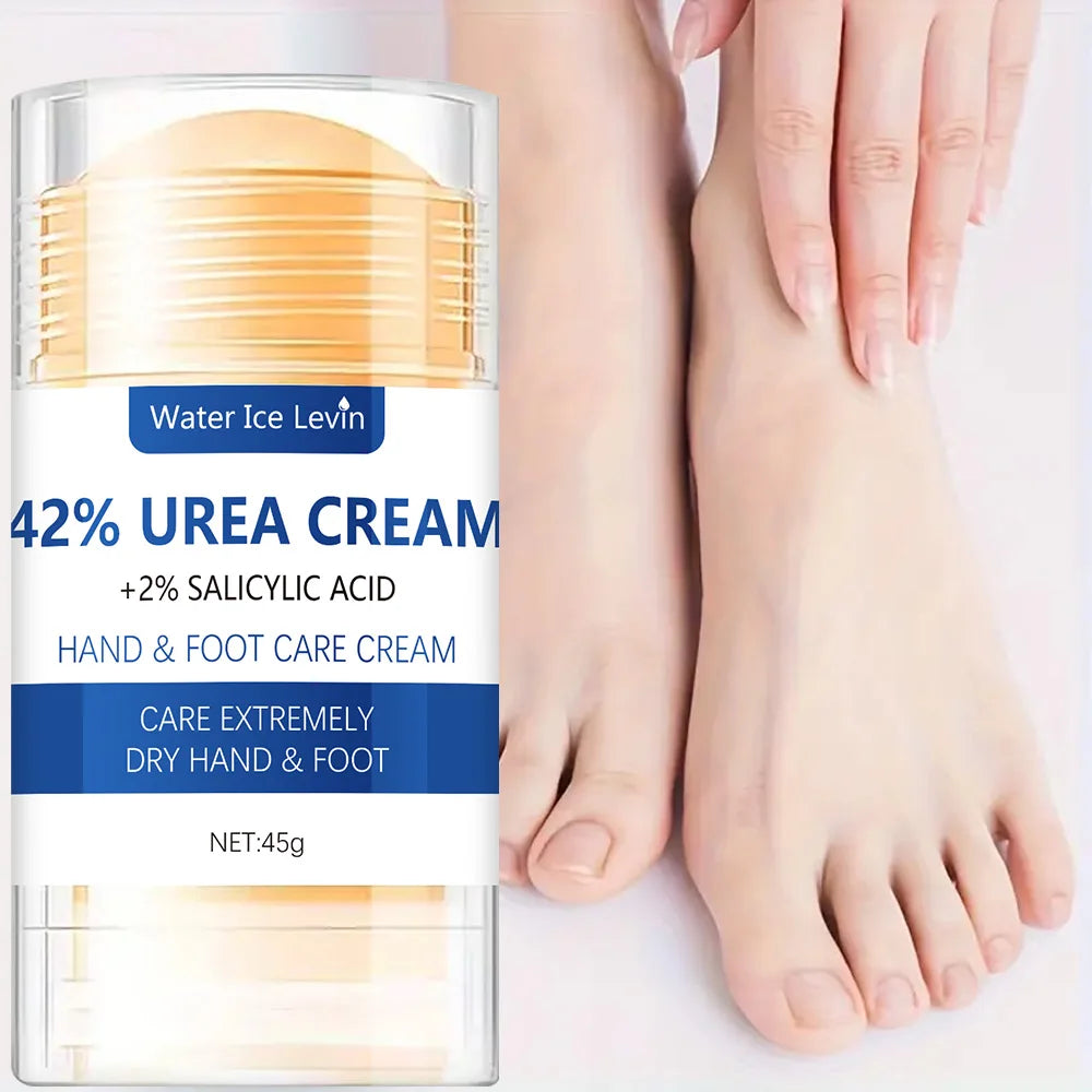 45 g Ultra-Moisturizing 42% Urea Foot Cream Aloe Vera for Softening Dry Chapped Feet - Gentle Exfoliating Daily Foot Lotion