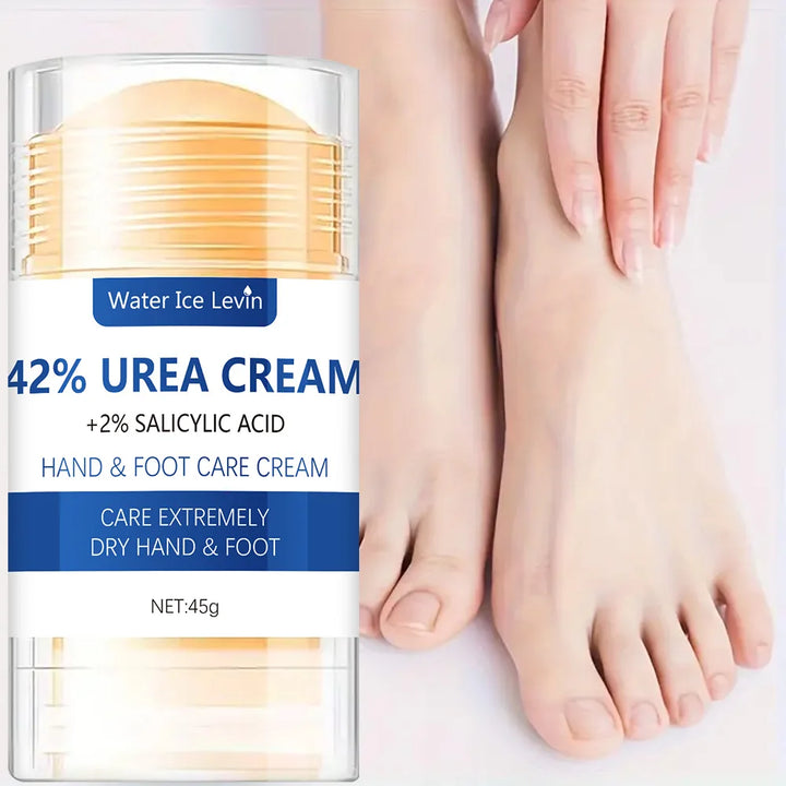 45 g Ultra-Moisturizing 42% Urea Foot Cream Aloe Vera for Softening Dry Chapped Feet - Gentle Exfoliating Daily Foot Lotion