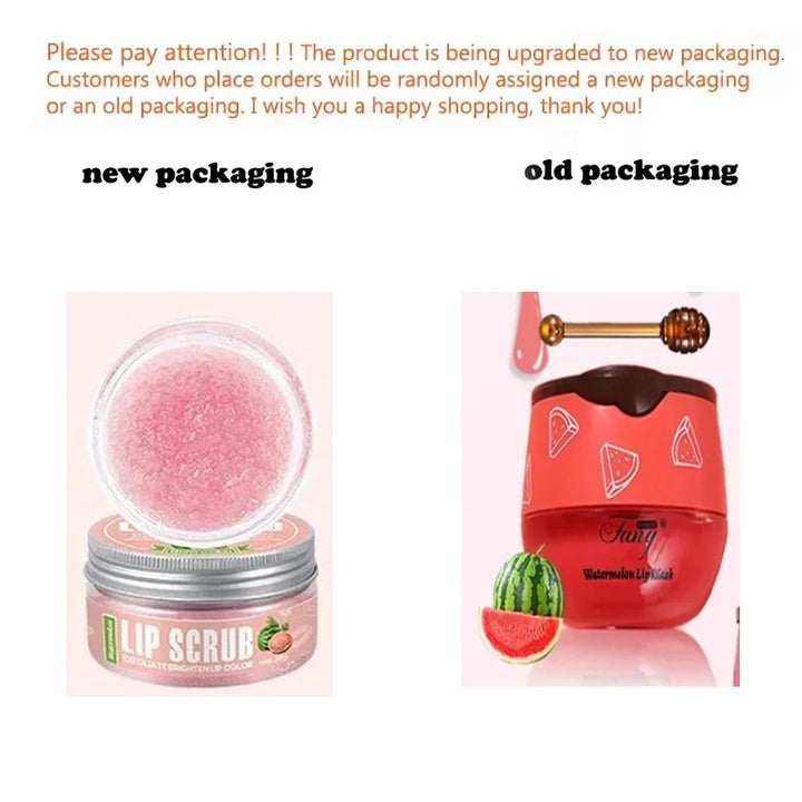 Lip scrub 30g raspberry vanilla coconut watermelon lip brighten exfoliating lip moisturizing gift for women