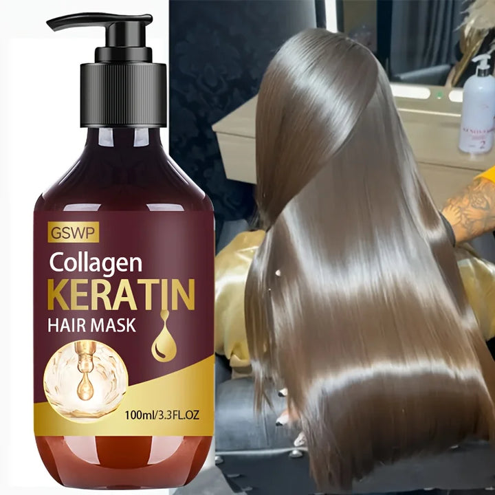 GSWP Collagen Keratin Hair Mask, Suitable for Dry Hair Moisturizing, Thermal Protection, 7in 1 Hair Mask, 100/200mL
