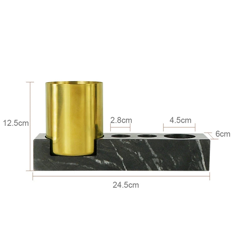 Tree Black Natural Marble Set for Bathroom Luxury Toothbrush Holder Soap Dispenser Soap Dish Tray Bathroom Accessories Sets