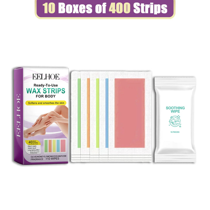 EELHOE Hair Removal Wax Strips Nonwoven Body Cloth Professional Face Body Neck Leg Lip Hairs Remover Beauty Body Care Wax Paper