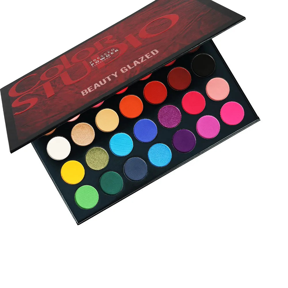 BEAUTY GLAZED Palette Eyeshadow 35 Colors Matte / Shimmer Natural Smokey  Glitter Eyeshadow  Make Up